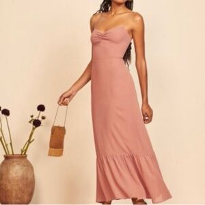 Reformation Emerson Dress Size 6 Praline